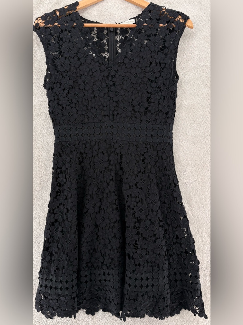 Shoshanna Agustina Lace Fit and Flare Dress